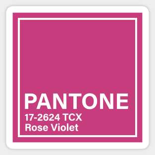 pantone 17-2624 TCX Rose Violet Sticker